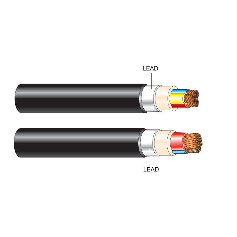 Low Voltage Lead Sheathed Cables Un-Armoured 3-Core Lead Sheathed Cable Copper Conductors 600/1000 volts LV Leads sheathed